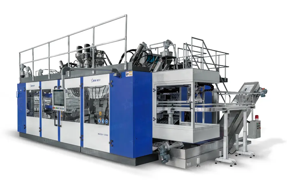 500ml Deco 2-Layer Inclined Neck Bottle Blow Molding Machine