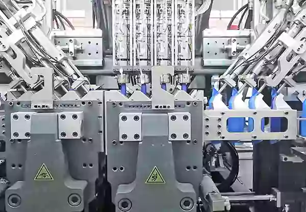 How does the blow molding process work?
