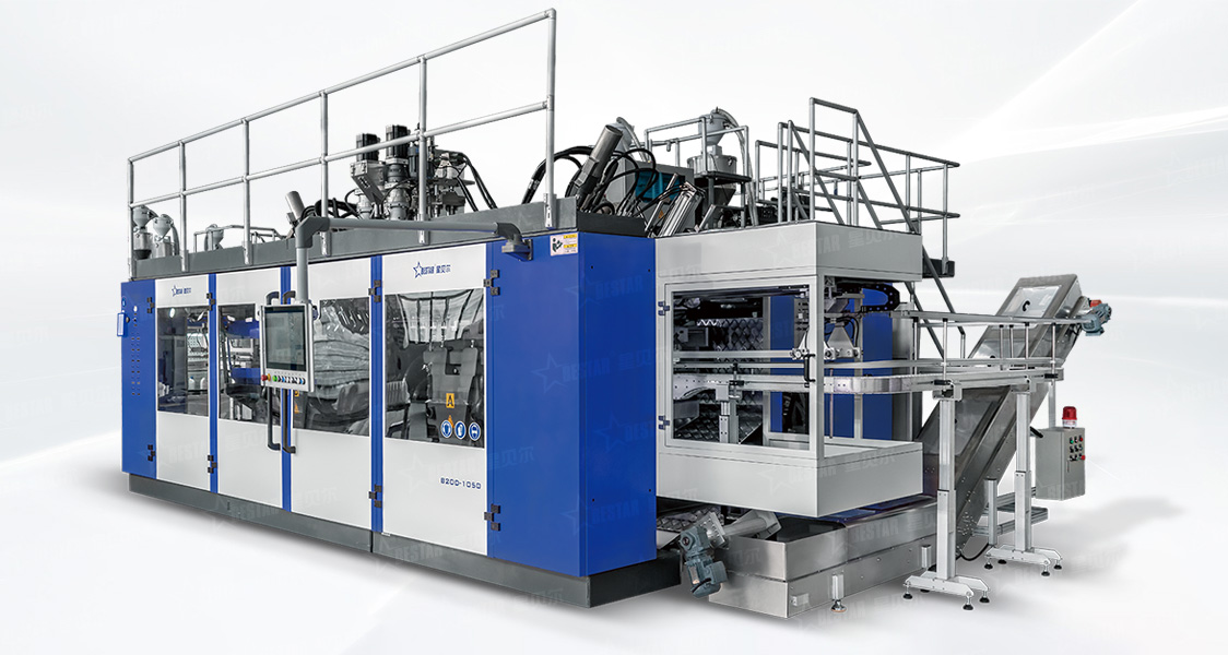 Double Station Plastic Blow Molding Machine