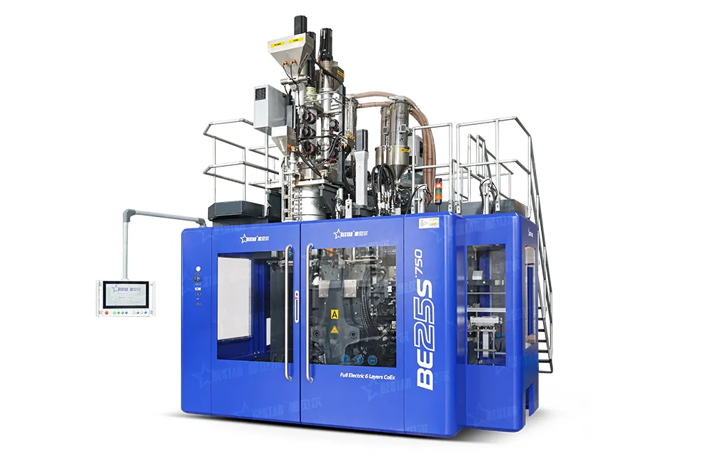 20-30 Liters CoEx-6 Layer Stacking Jerry Can All Electric Blow Molding Machine